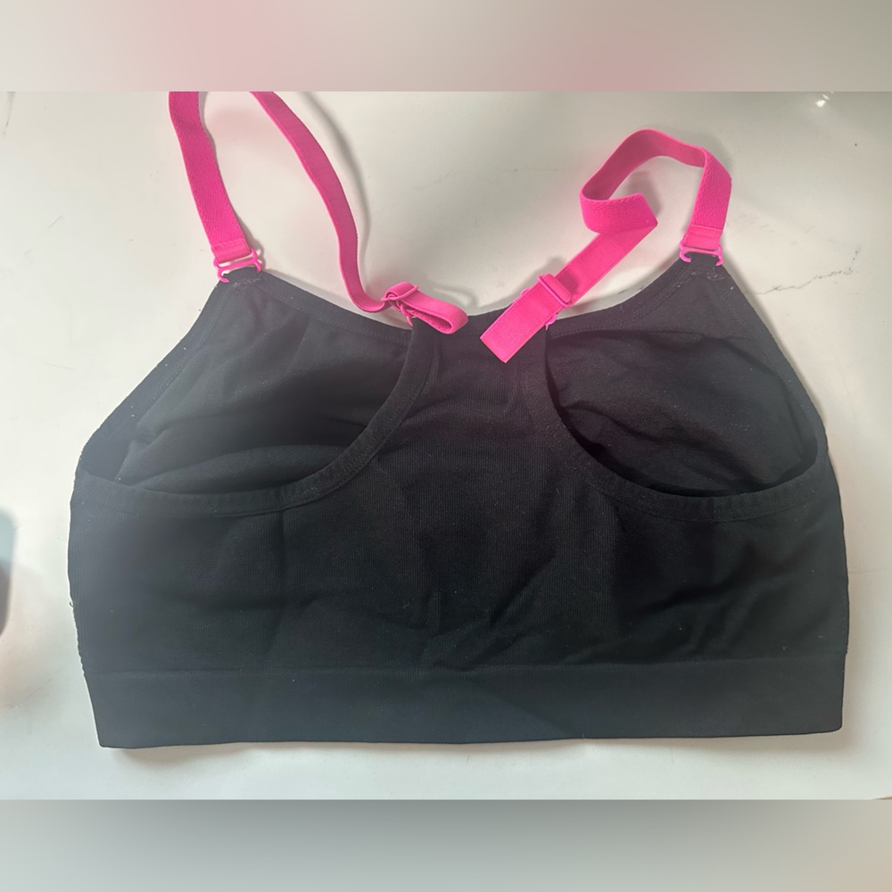 Skechers Black and Pink Activewear Top - Picture 2 of 3